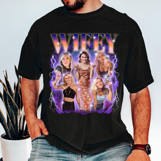 Comfort Colors Custom Girlfriend Shirt, Personalized Bootleg Girlfriend T Shirt, Bootleg Boyfriend Tee